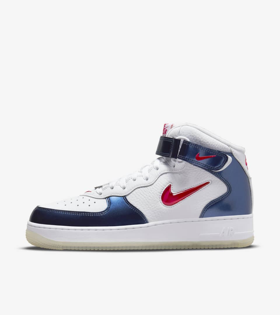 NIKE公式】エア フォース 1 MID 'University Red and Midnight Navy