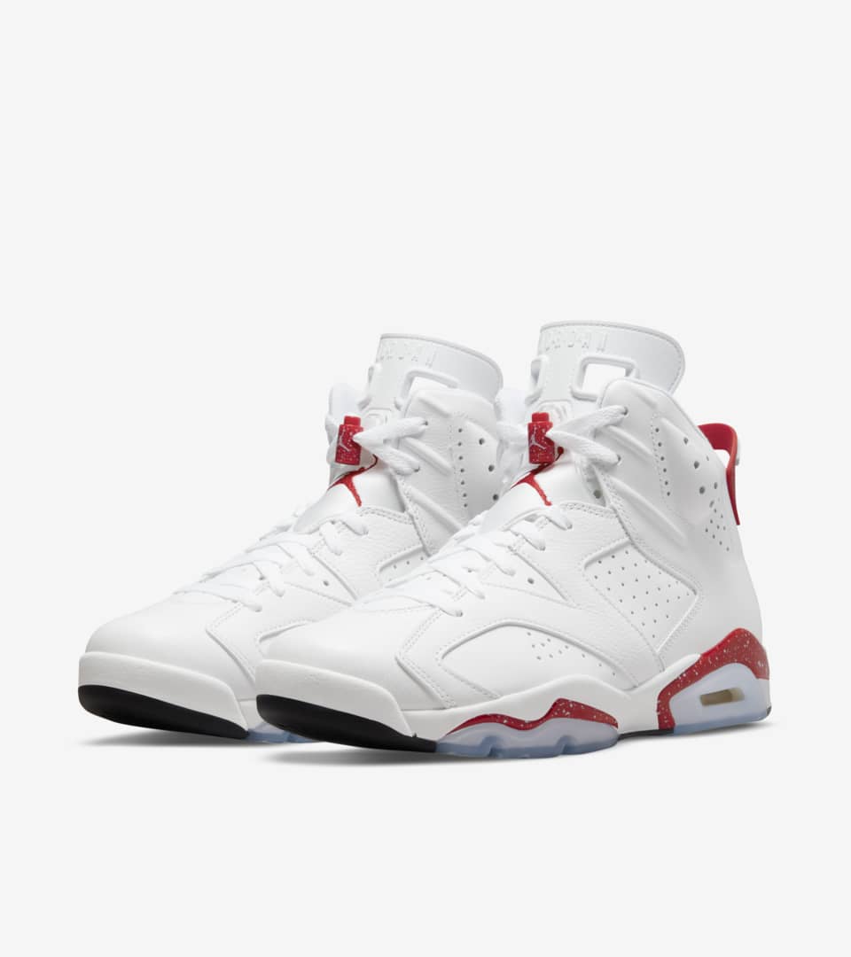 jordan white and red