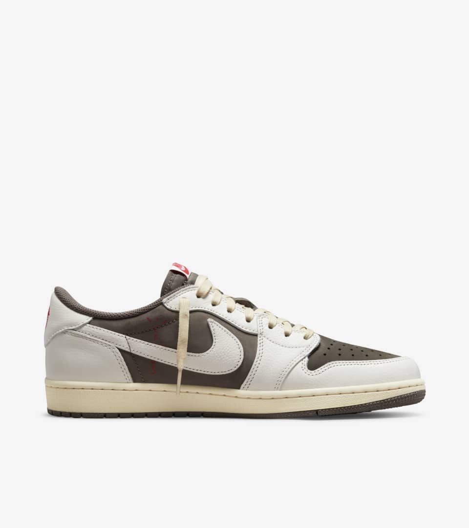 Air Jordan 1 Low x Travis Scott Sail and Ridgerock DM7866 162