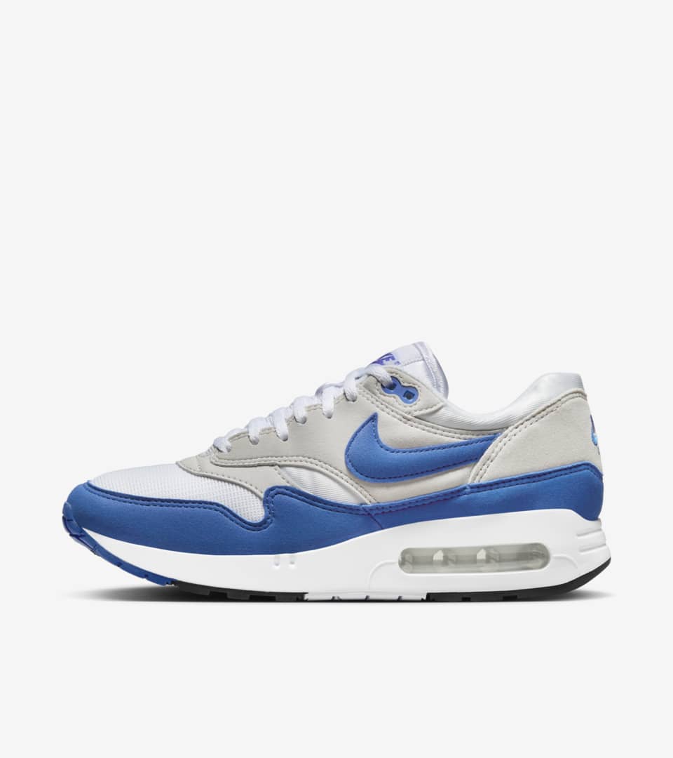 Nike air max deals 1 dames blauw