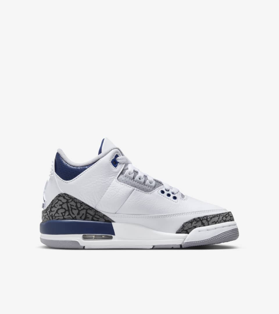 Big Kids' Air Jordan 3 'Midnight Navy' (DM0967-140) Release Date