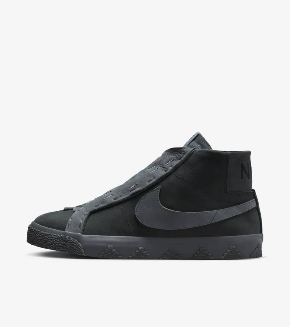 Nike SB Zoom Blazer Mid x Di'Orr Greenwood 'Dark Grey and Anthracite' (FQ0792-001) Release Date