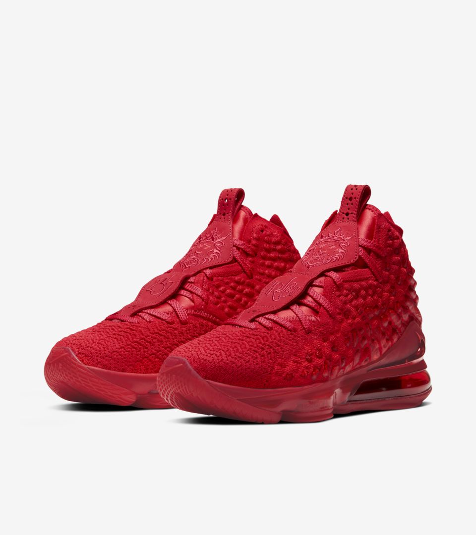 all red lebrons
