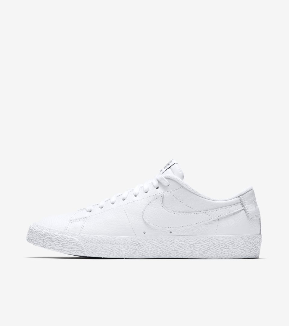 nike sb blazer low white