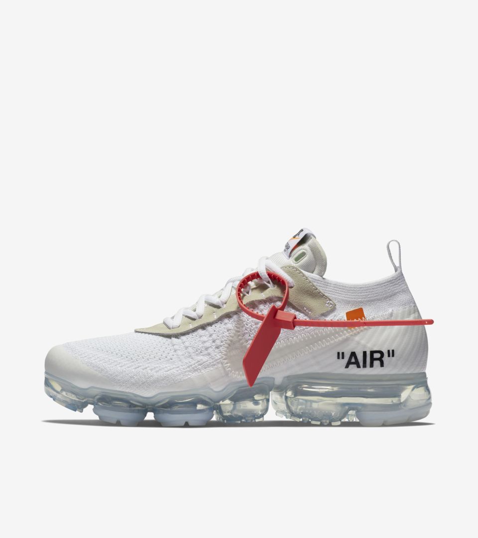 VaporMax off-white). Nike SNKRS 