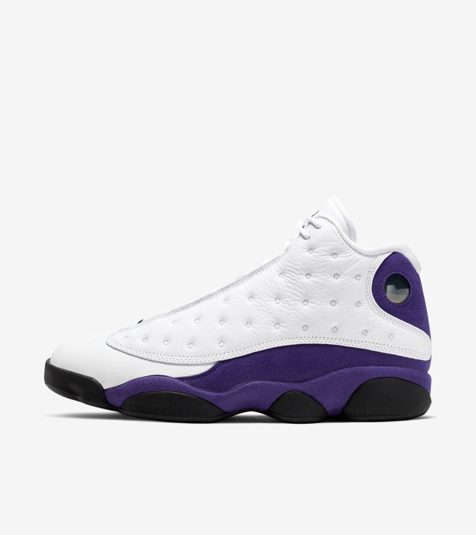 Air Jordan 13 'White/Court Purple' Release Date. Nike SNKRS