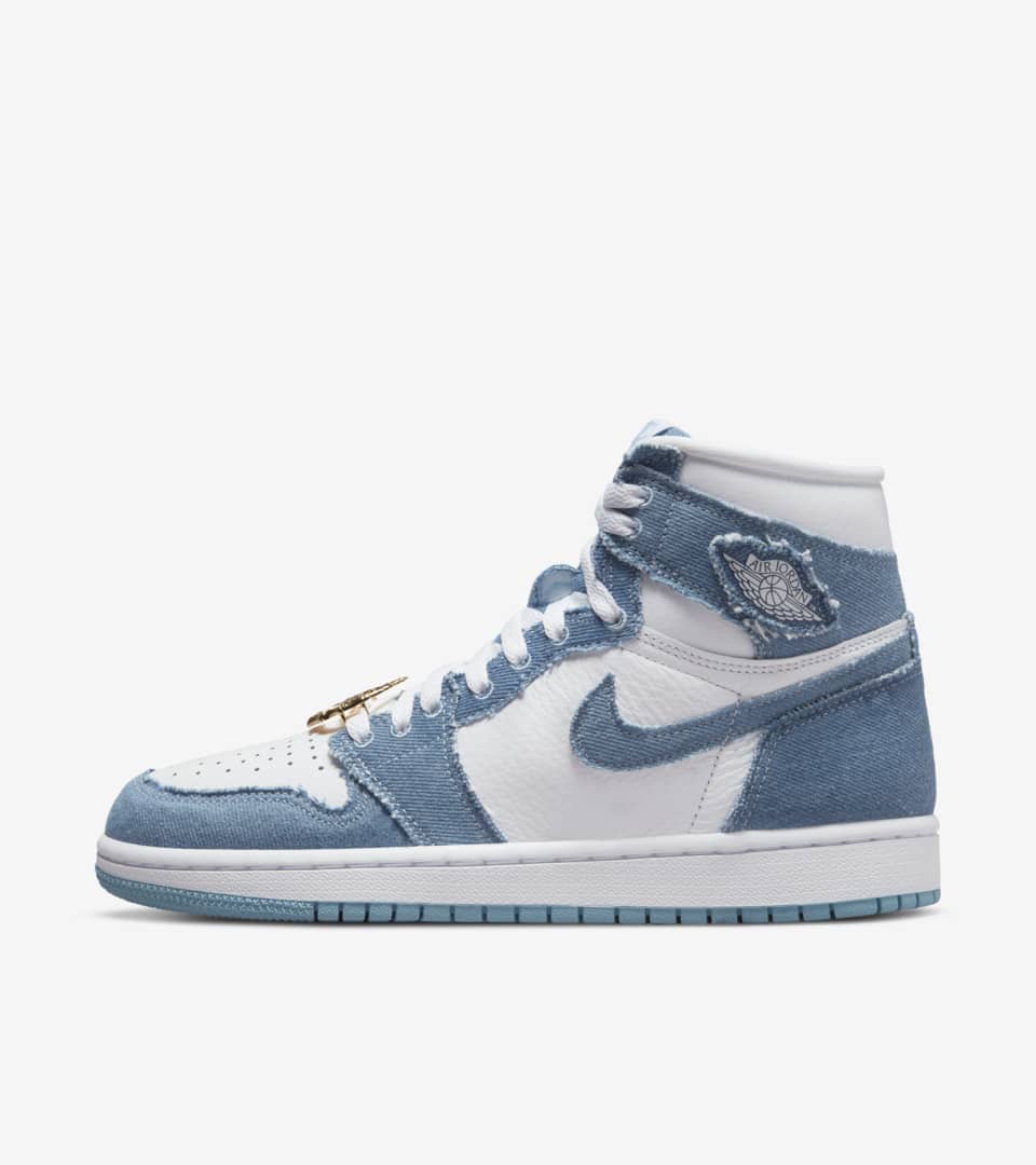 ナイキ NIKE ■ 【 WMNS AIR JORDAN 1 HIGH Denim DM9036 104 】 ウィメンズ エア ジョーダン 1 ハイ デニム スニーカー