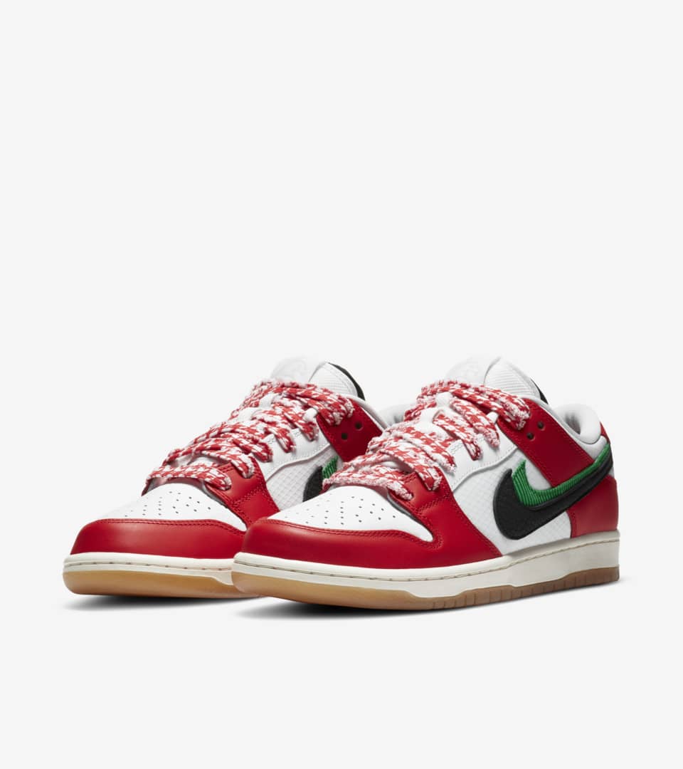 SB Dunk Low x FRAME 'Chile Red' Release Date. Nike SNKRS GB