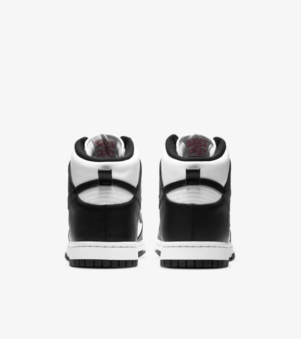 วันเปิดตัว Dunk High “Black and White”. Nike SNKRS TH