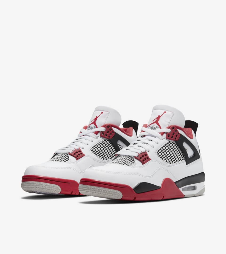 air jordan 4 black fire red