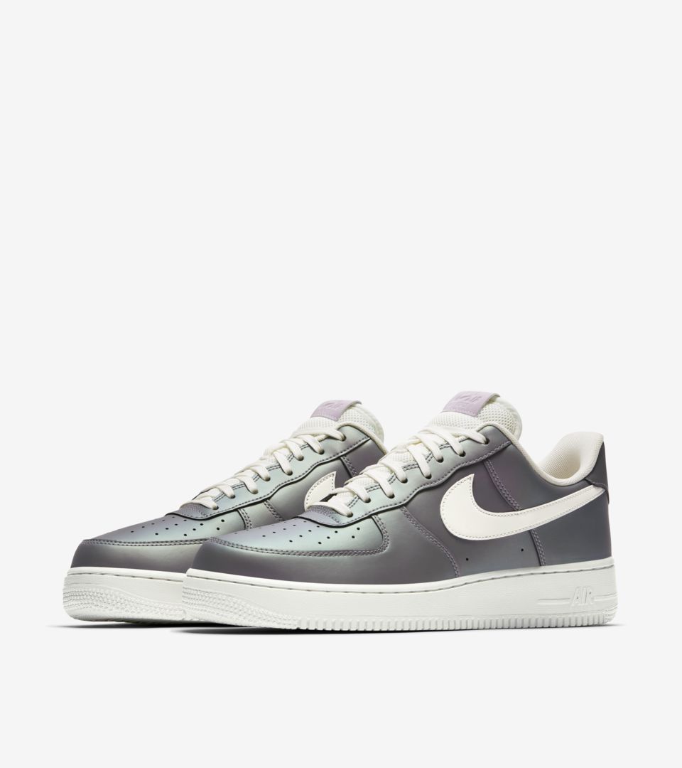 white and lilac air force