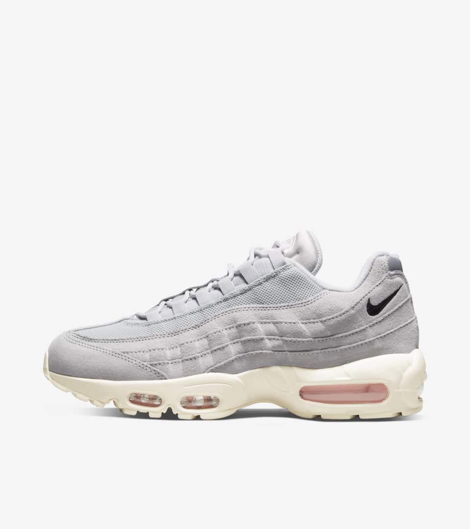 95 'Grey Fog and Pink Foam' Release Date. Nike SNKRS ID