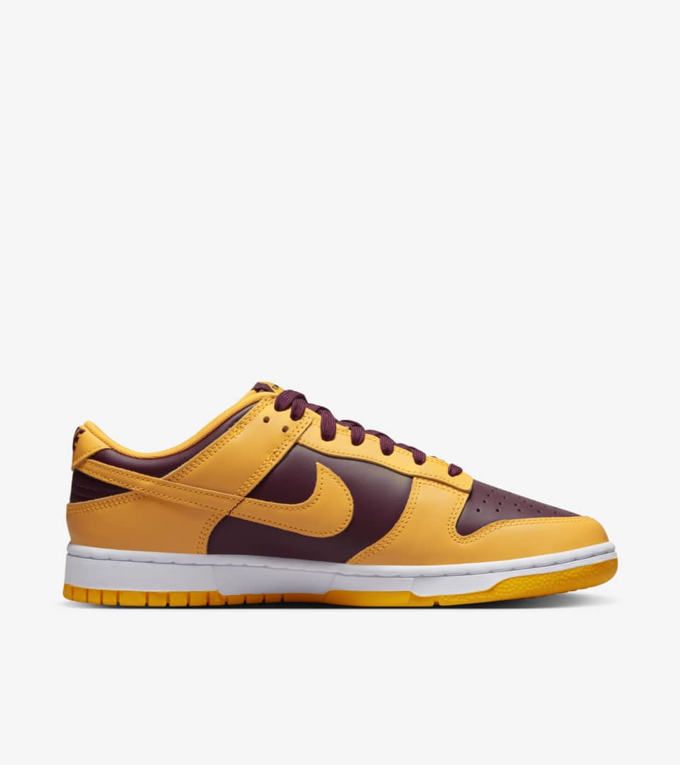 NIKE DUNK LOW University Gold and Maroon