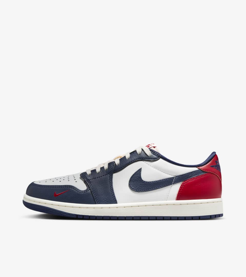 NIKE公式】エア ジョーダン 1 LOW OG 'Gym Red and Midnight Navy' (HQ2993-100 / AJ 1  RETRO LOW OG V2). Nike SNKRS