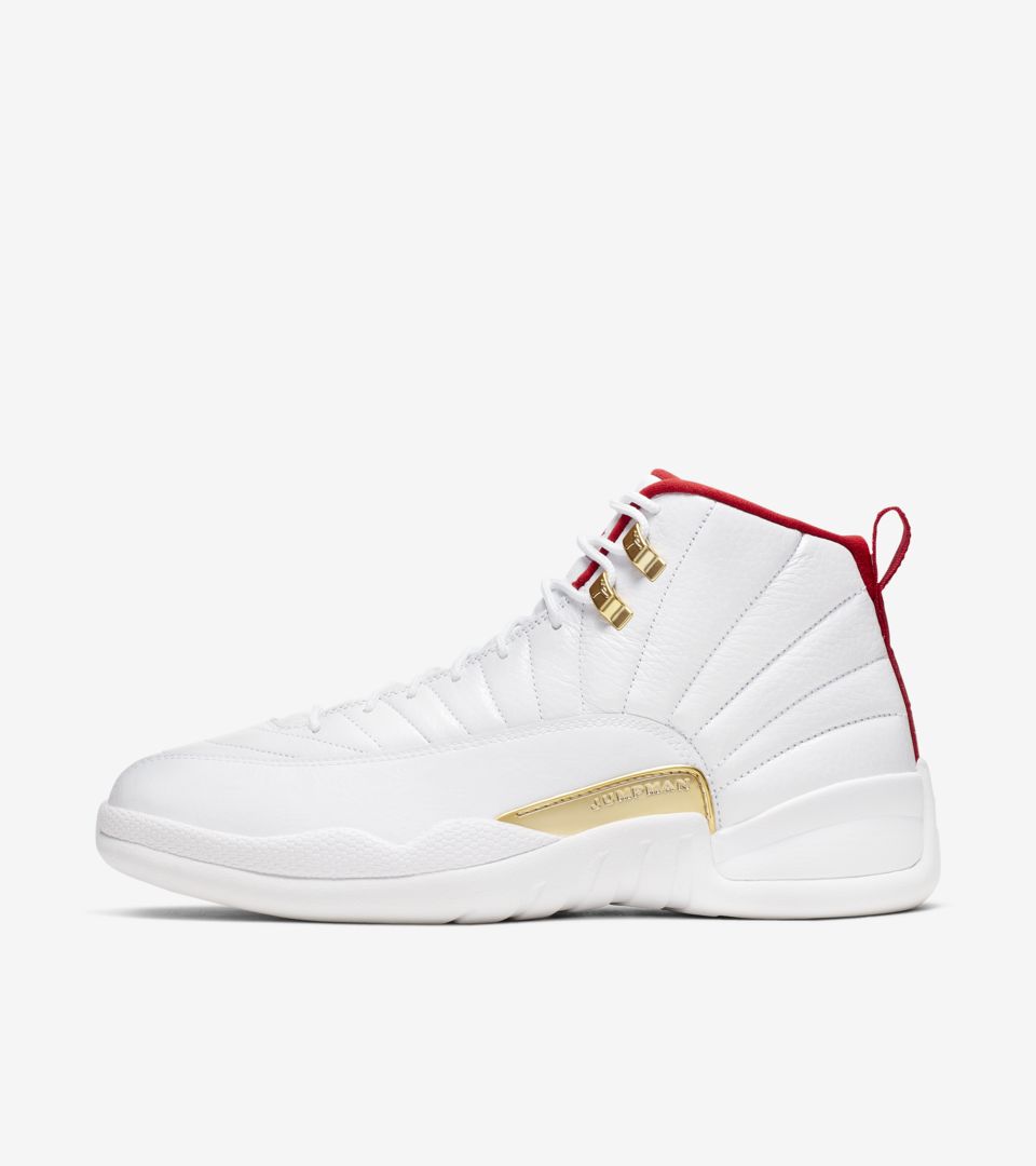 jordan 12s white and gold