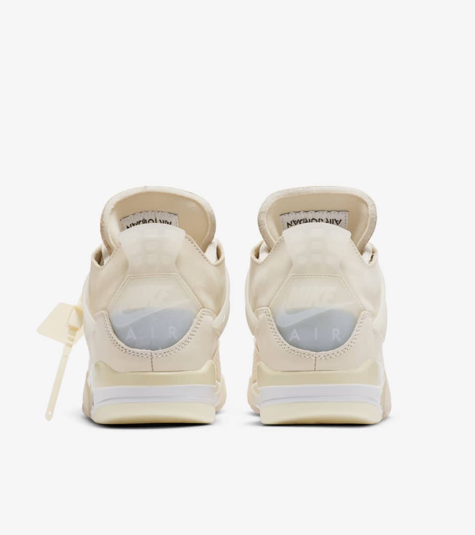 Women's Air Jordan 4 x Off-White™️ 'Sail' Release Date. Nike SNKRS MY