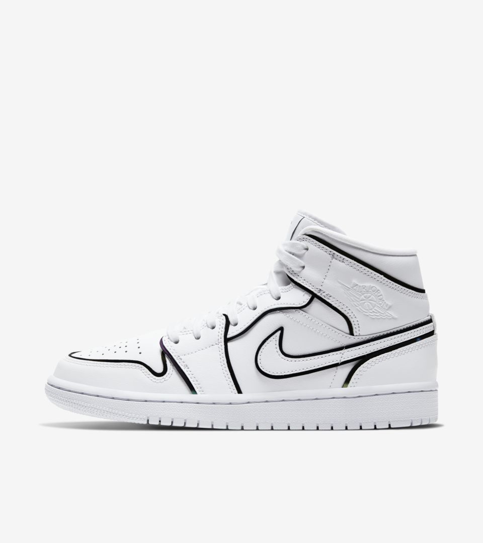 all white air jordans womens