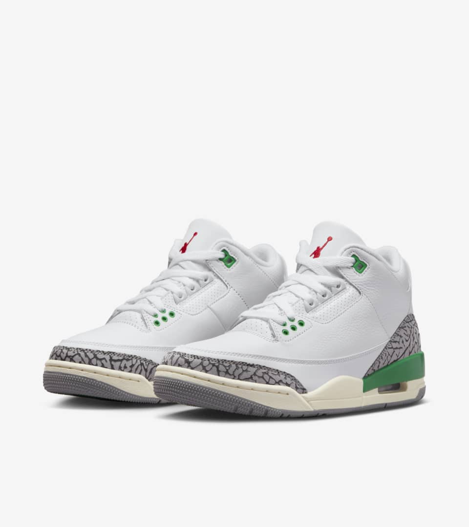 Air Jordan 3 Lucky Green CK9246 136 voor dames releasedatum