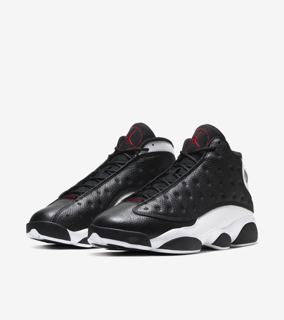 jordan 13 red black and white