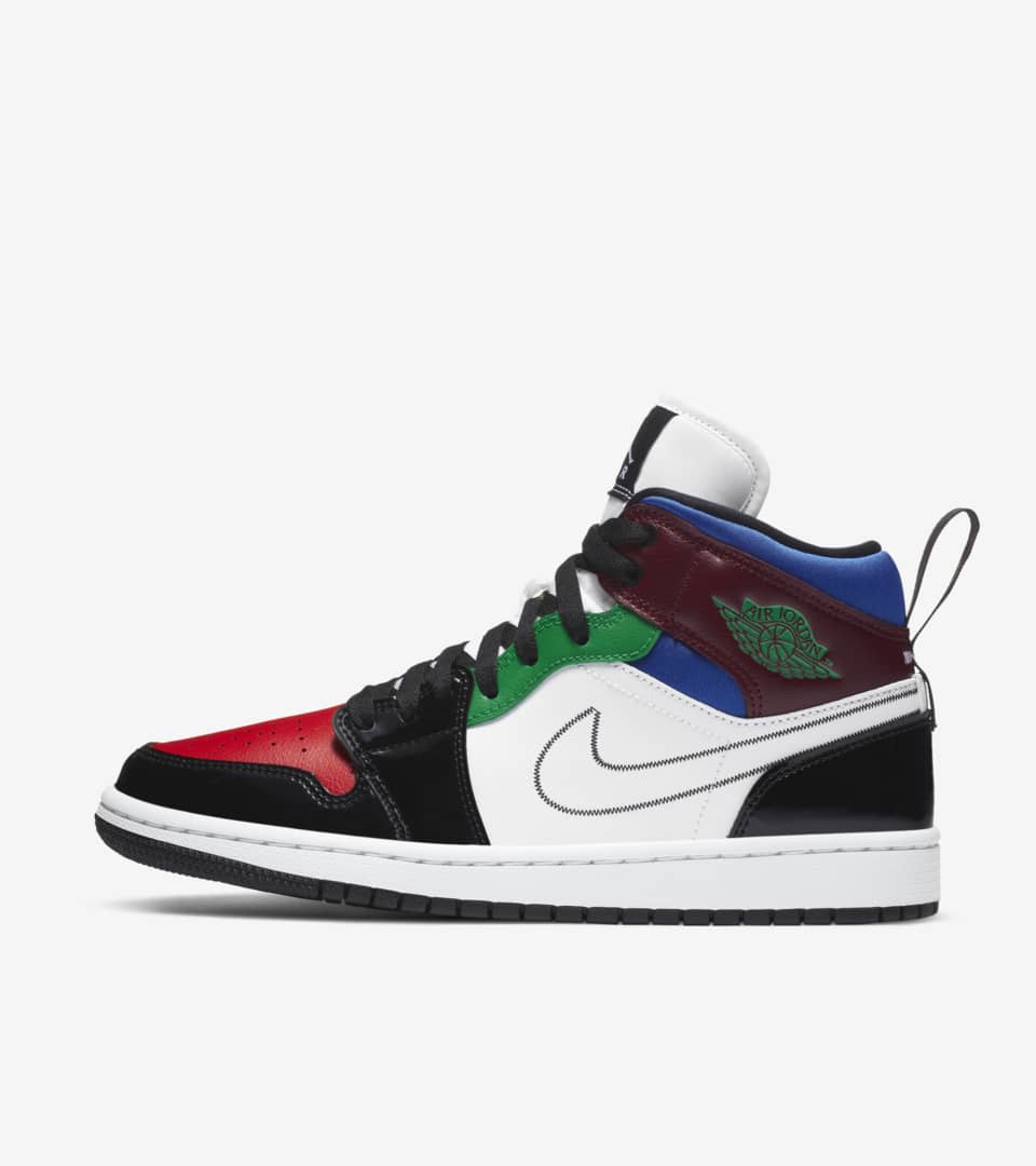 air jordan 1 mid multicolor release date