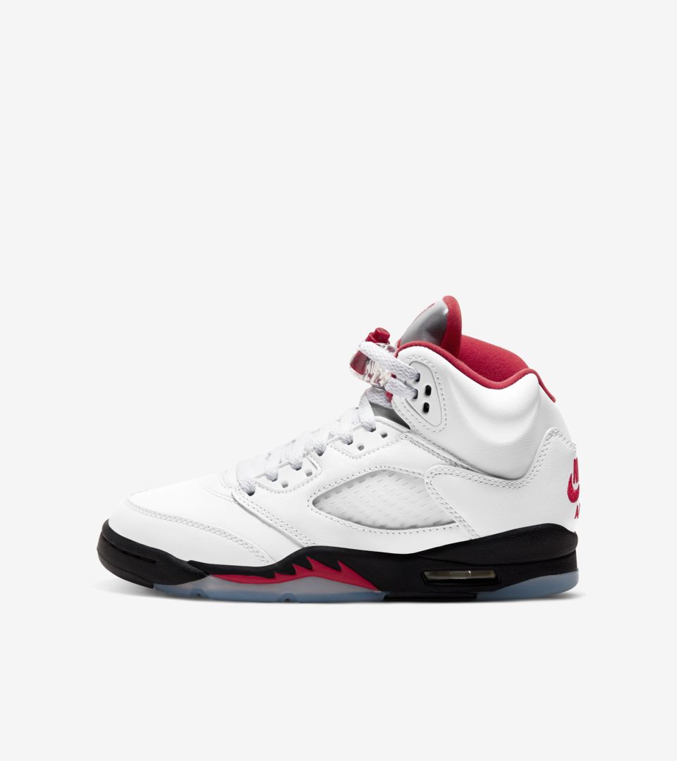 air jordan 5 fire red snkrs