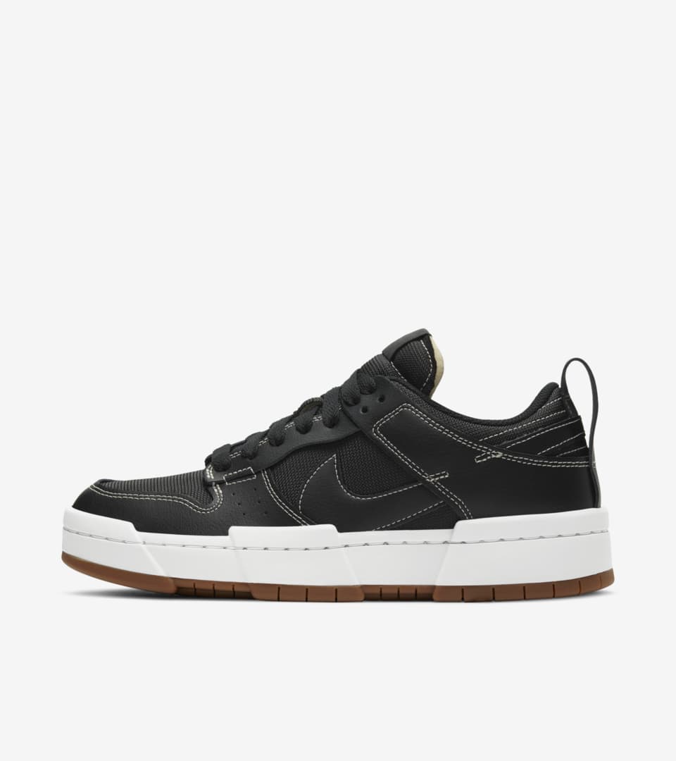 nike dunk low disrupt black white