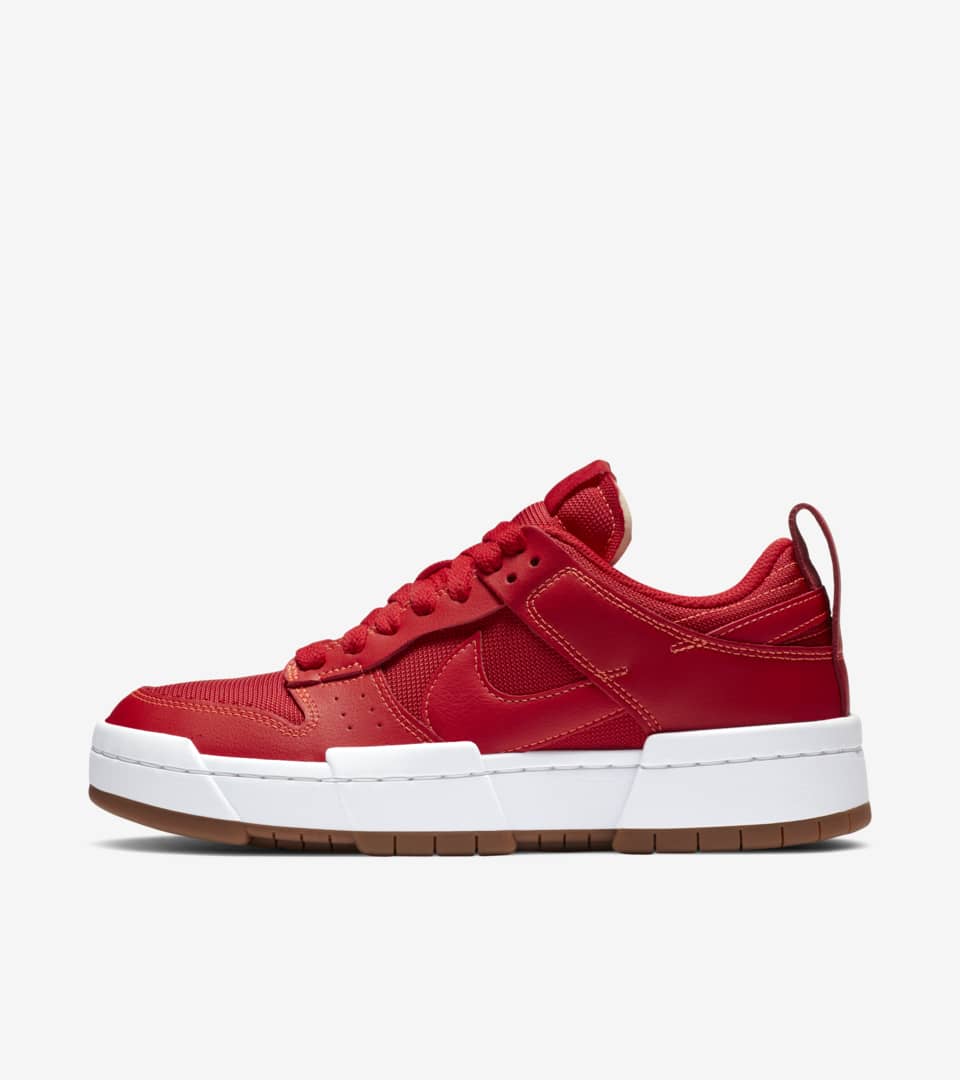 Women's Dunk Low Disrupt 'University Red' Release Date. Nike SNKRS