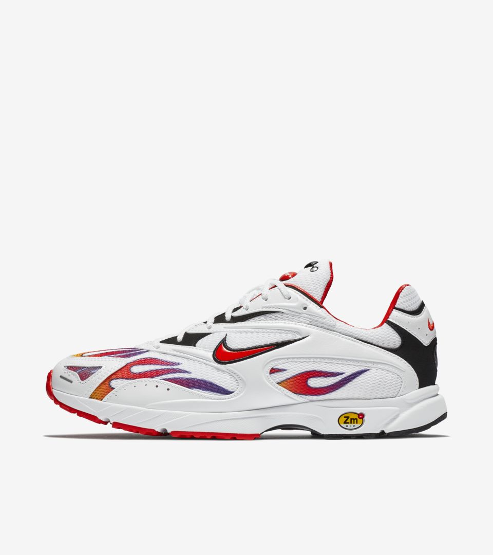 NIKE公式】ナイキ ズーム ストリーク スペクトラム プラス x シュプリーム 'White u0026 Habanero Red' (AQ1279-100  / Zoom Streak Spectrum Plus Supreme). Nike SNKRS JP