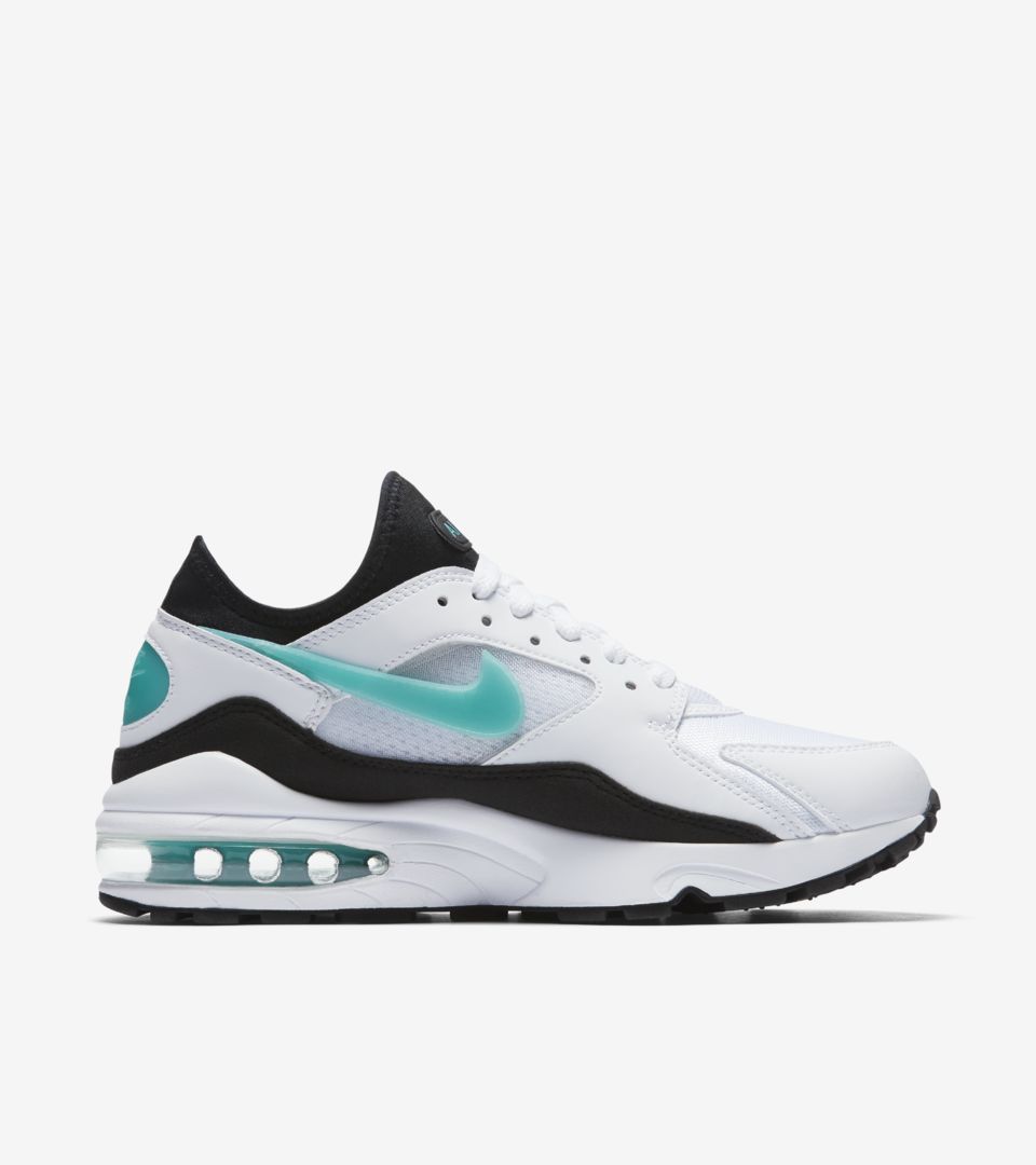 Nike Women's Air Max 93 'White & Sport Turquoise' Release Date 