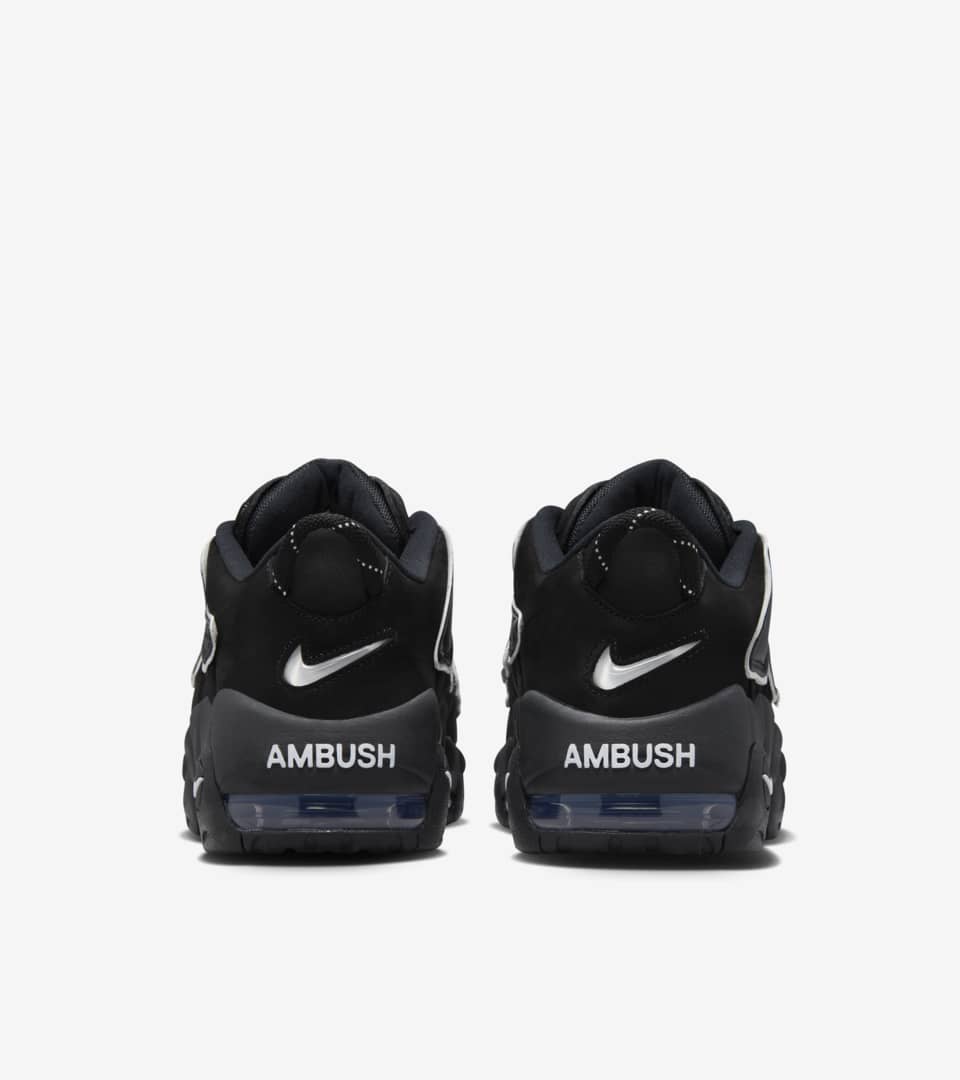 AMBUSH x Nike Air More Uptempo Low Black White FB1299-001