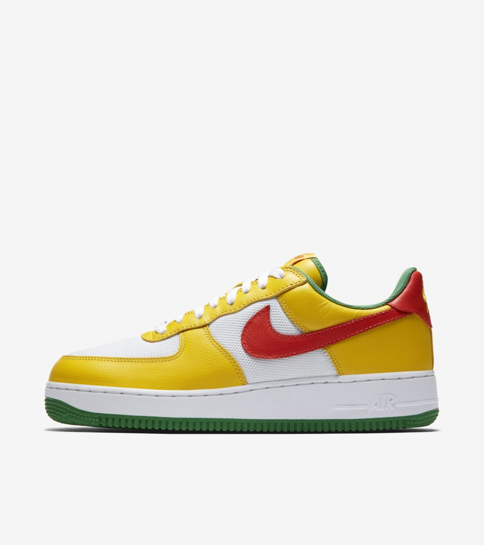 air force 1 red yellow green