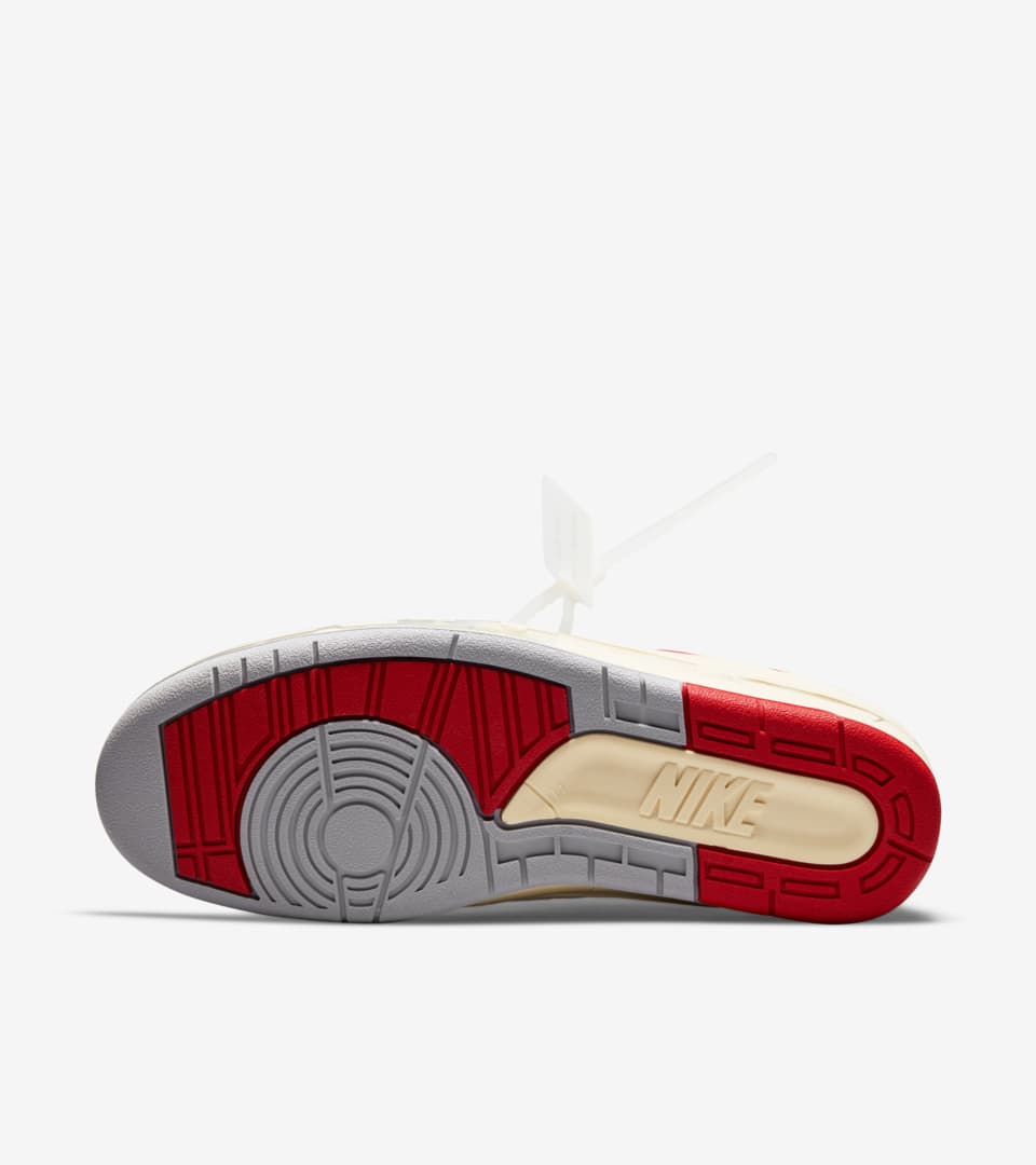 Off-White Nike Air Jordan 2 Low Red 25.5