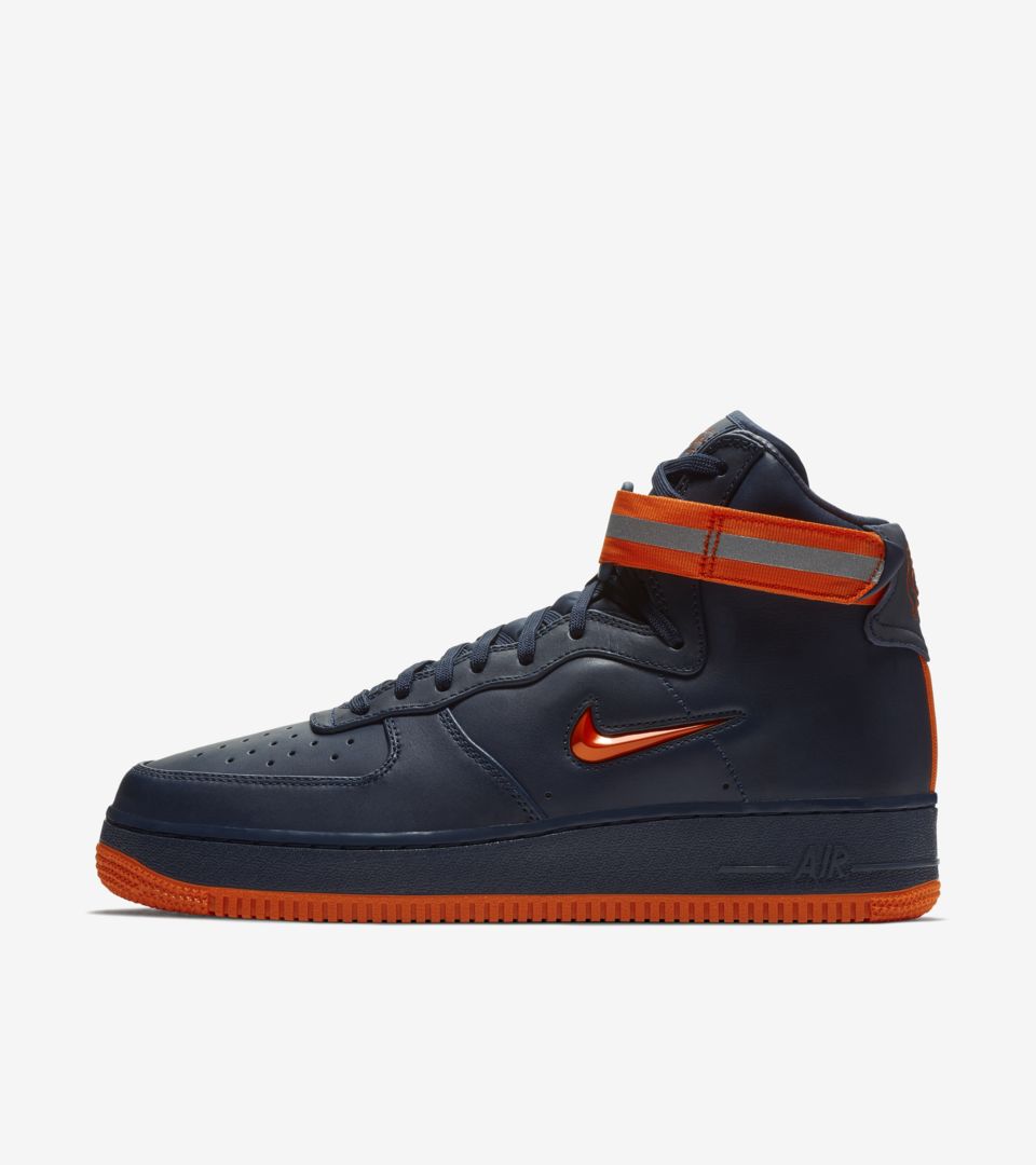 nike air force 1 high top orange