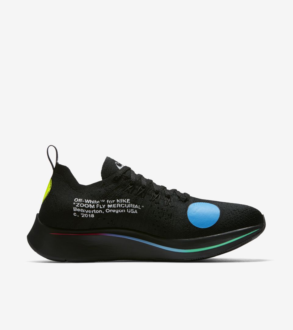 NIKE公式】ナイキ ズーム フライ マーキュリアル フライニット オフ-ホワイト 'Black u0026 White' (AO2115-001 / Zoom  Fly Mercurial Flyknit Off-White). Nike SNKRS JP