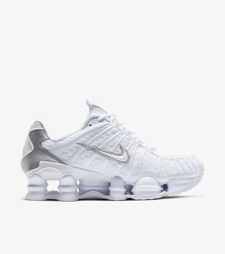 Women's Nike Shox TL 'White and Max Orange' (AR3566-100) Release Date. Nike  SNKRS