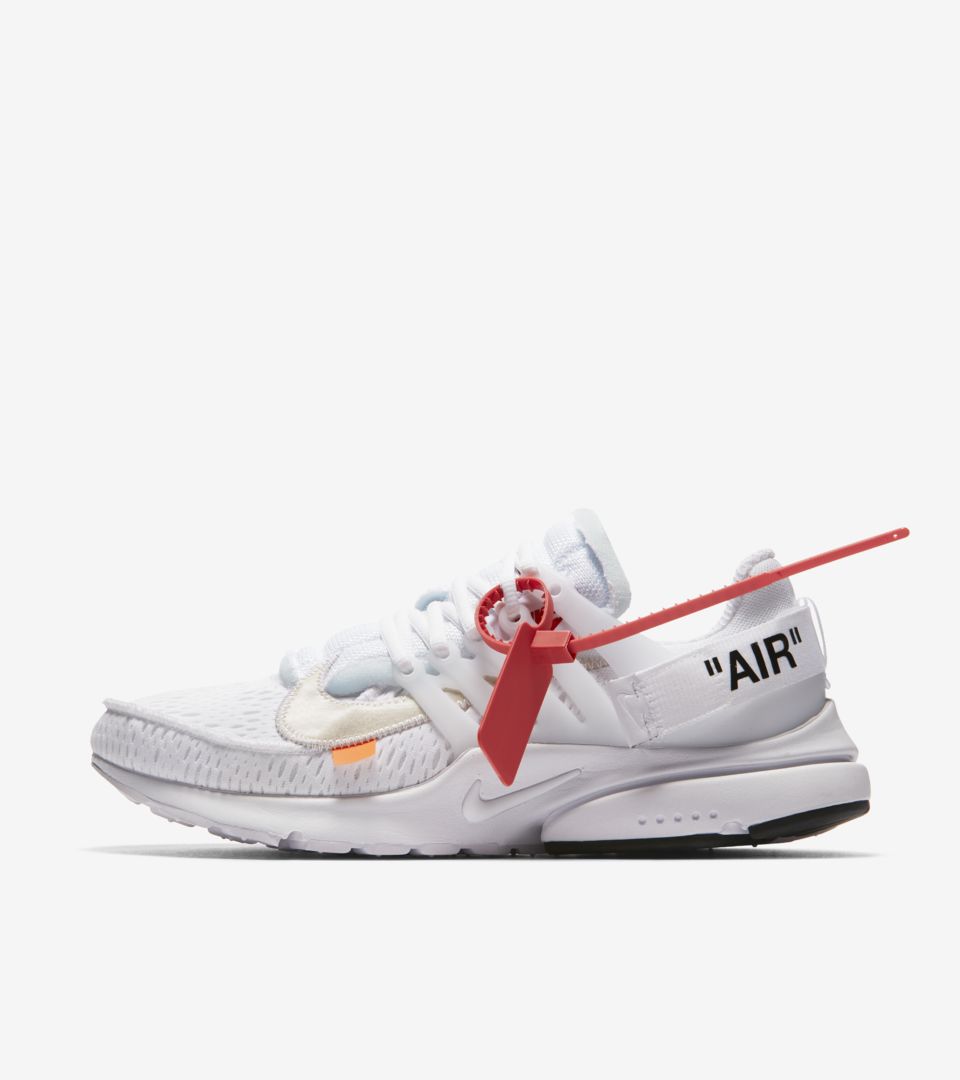 Nike 'The Ten' Air Presto Off-White 'White & Cone' Release Date 