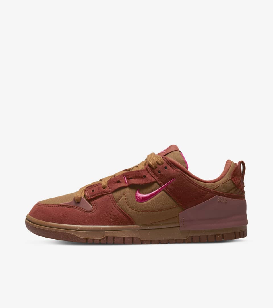 Women's Dunk Low Disrupt 'Desert Bronze and Pink Prime' (DH4402-200)  Release Date. Nike SNKRS ID