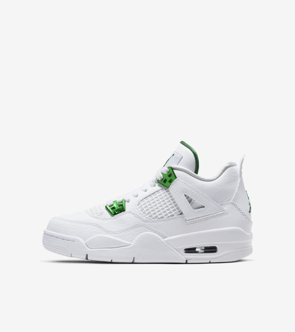 men air jordan 4 green metallic