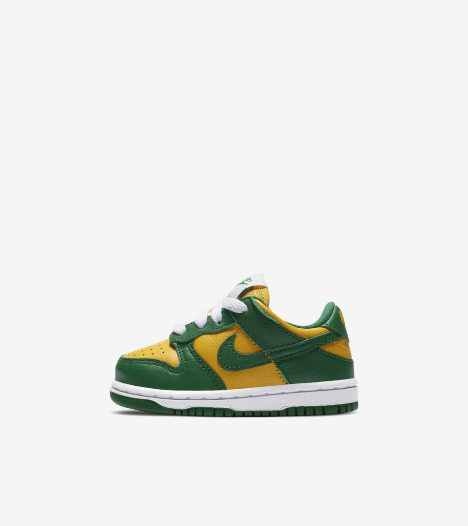 Toddler Dunk Low 'Brazil' Release Date. Nike SNKRS