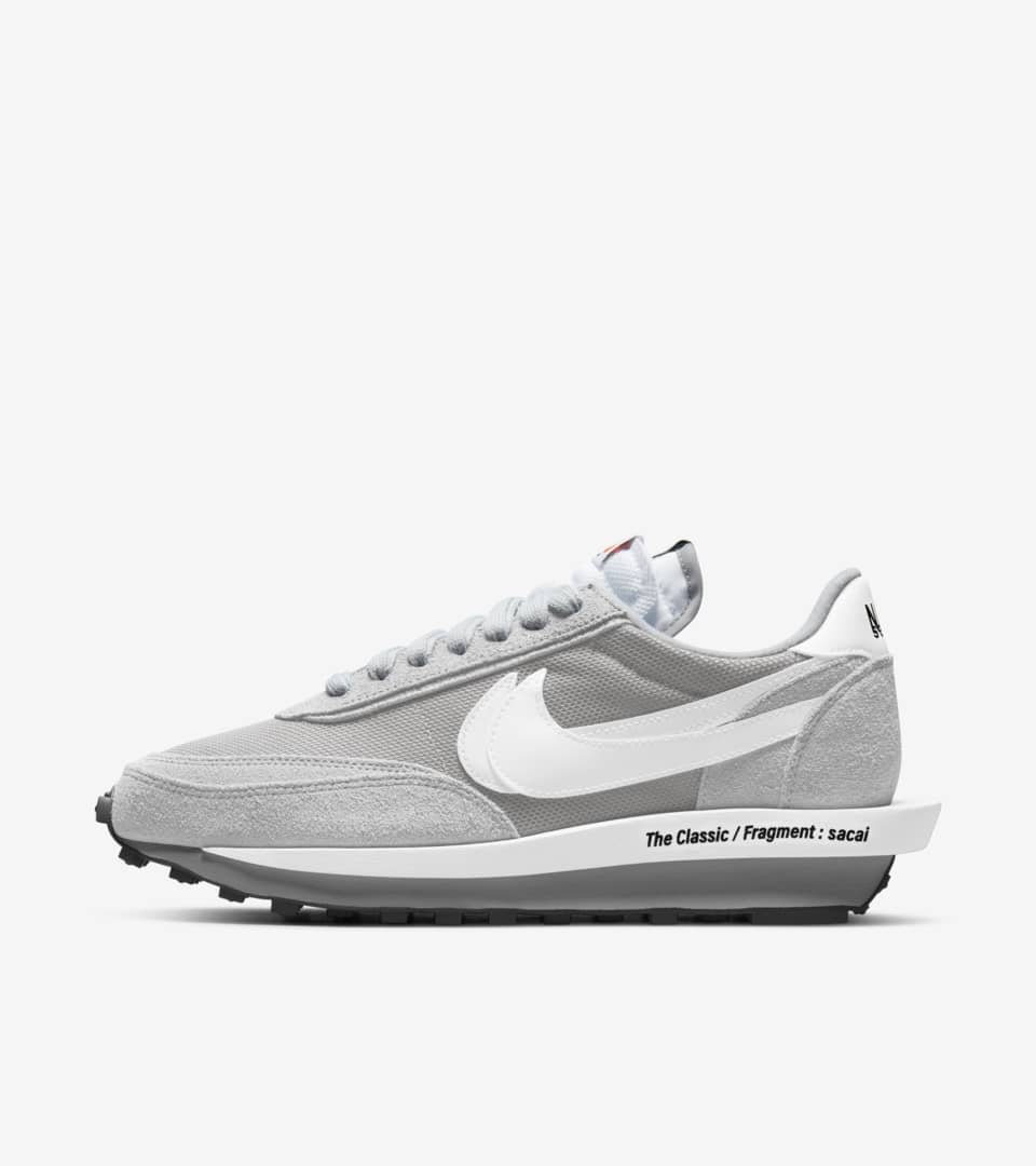 LDWaffle x sacai x Fragment 'Light Smoke Grey' ç¼å®æ¥æ. Nike SNKRS TW