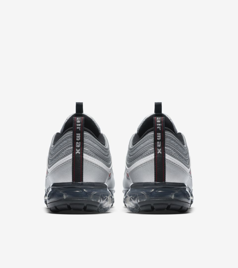 Nike Air Vapormax 97 'Metallic Silver & Varsity Red' Release Date