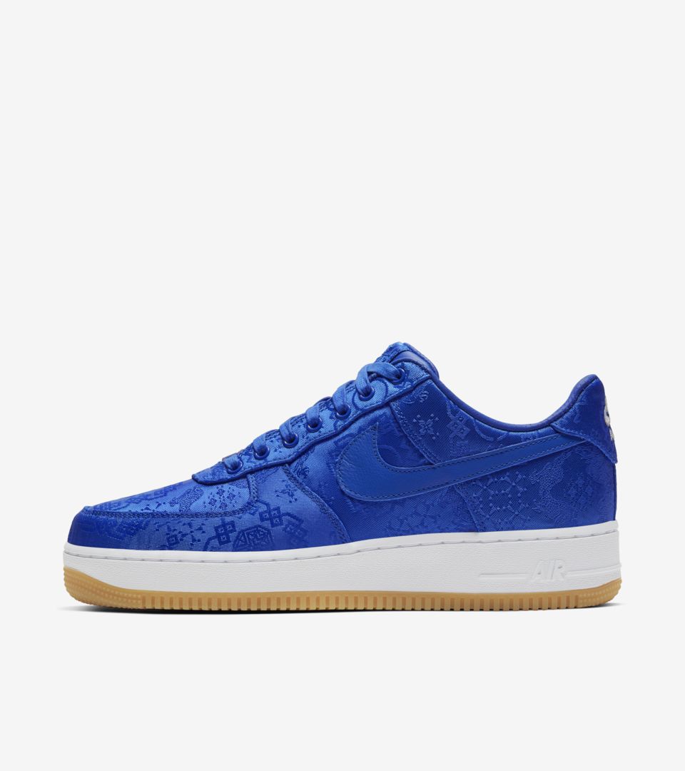 nike clot air force 1 blue