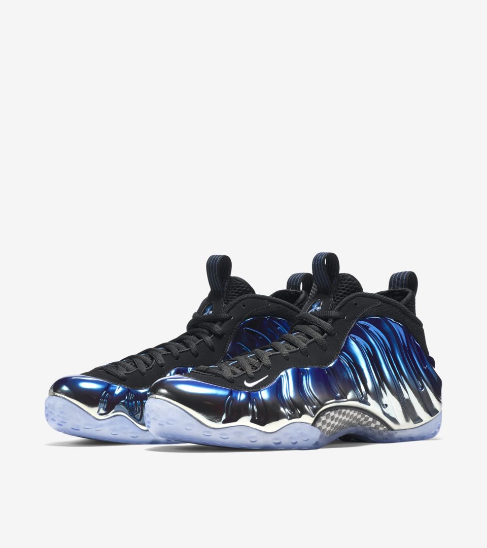 Nike foamposite cheap blue mirror