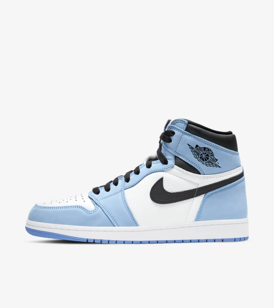 unc blue jordan 1