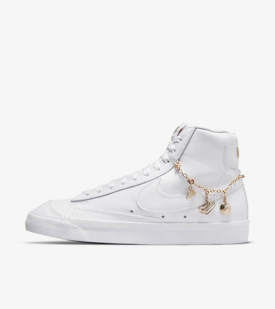 All white outlet nike blazer mid