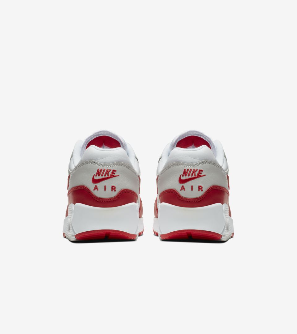 Women's Air Max 90 / 1 'White  University Red' Release Date. Nike SNKRS
