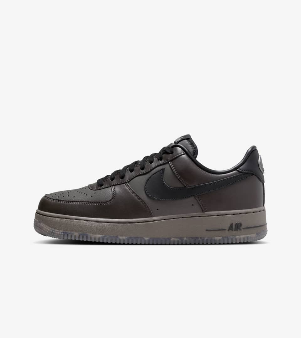 Air force 1 black leather best sale