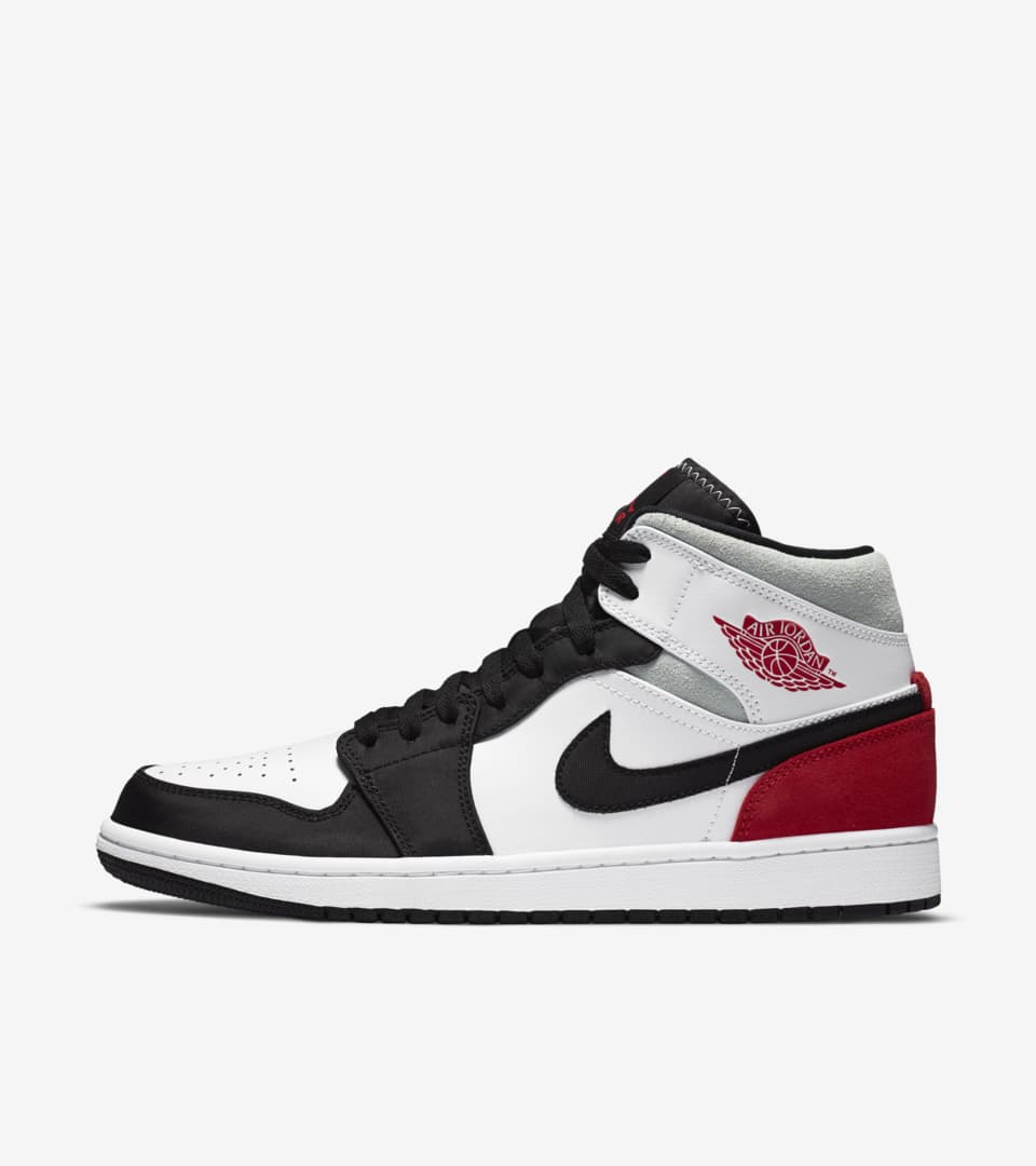 air jordan 1 black and white and red
