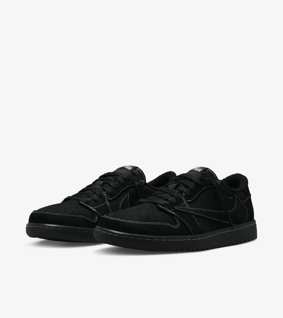 Jordan retro best sale 1 low black