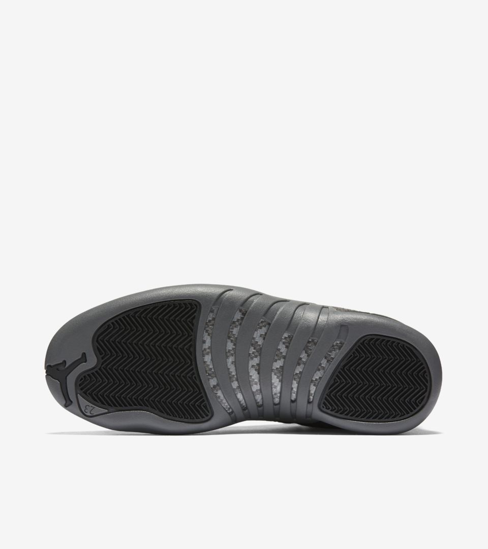 Jordan 12 black on sale wool